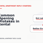 Common Opening Mistakes in Rental Apartment Replys