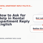 How to Ask for Help in Rental Apartment Reply English