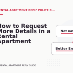 How to Request More Details in a Rental Apartment Reply