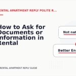 How to Ask for Documents or Information in Rental Apartment Reply English