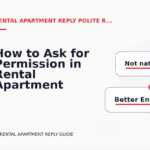 How to Ask for Permission in Rental Apartment Reply English