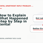 How to Explain What Happened Step by Step in Rental Apartment Reply English