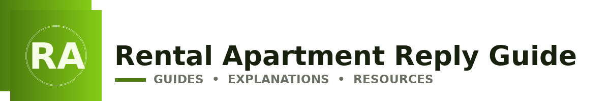 Rental Apartment Reply Guide